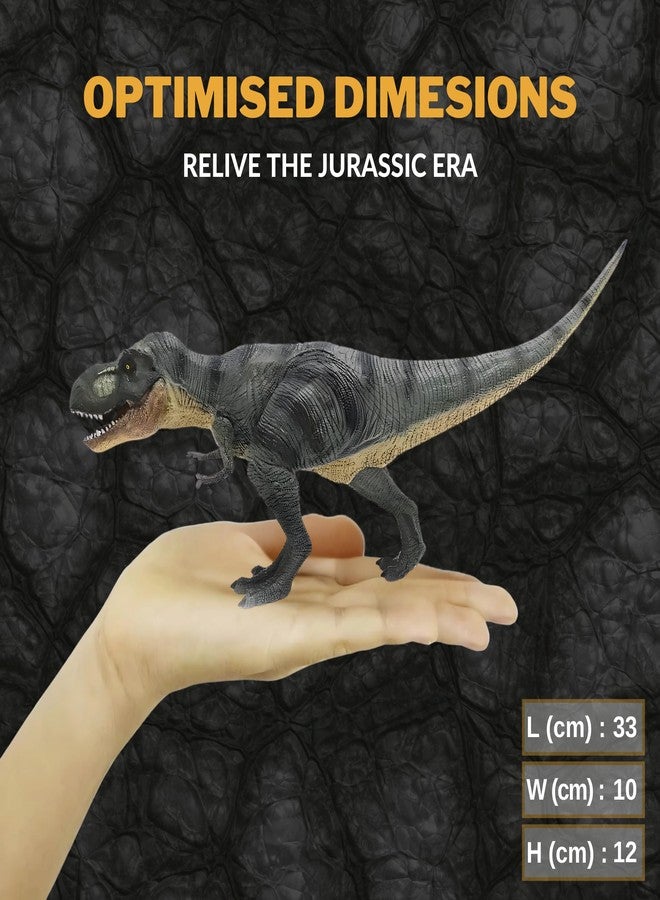 CRYA مجسم ديناصور تيرانوصور ريكس واقعي يمشي، لعبة تيرانوصور ريكس، ألعاب ديناصورات كبيرة للأطفال، ألعاب ديناصورات من العصر الجوراسي للأولاد والبنات، لعبة تيرانوصور ريكس كبيرة للعب والعرض (تيرانوصور ريكس يمشي) - Image 5